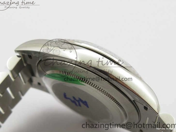 0417 SoftTouch Day-Date 40mm 228239 BP New Dial Version 904 SS Ice Blue T Crystal Markers Dial on SS President Bracelet A 2822